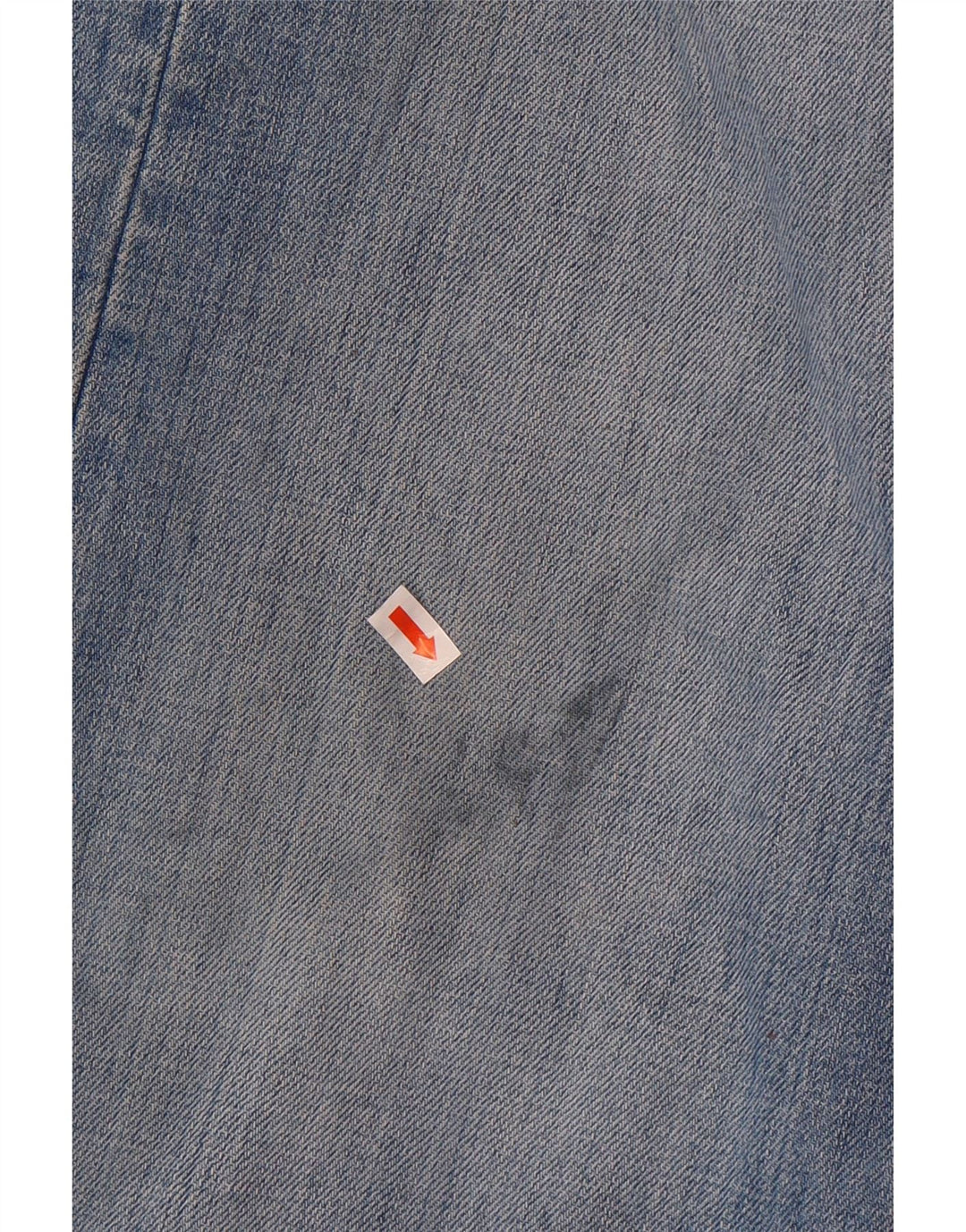 LEVI'S Masculino 501 Straight Jeans W36 L32 Azul Algodão