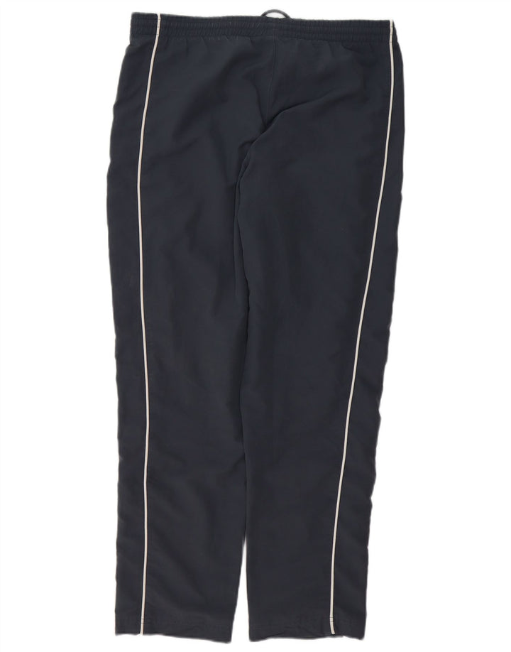 Calças de treino masculinas ADIDAS UK 36/38 pequenas azul marinho poliéster