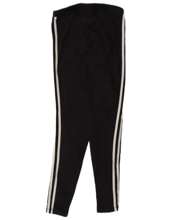Leggings Adidas Femininas UK 10 Pequenas Algodão Preto