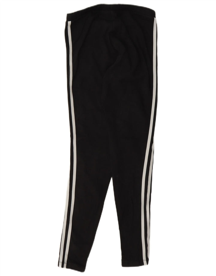 Leggings Adidas Femininas UK 10 Pequenas Algodão Preto