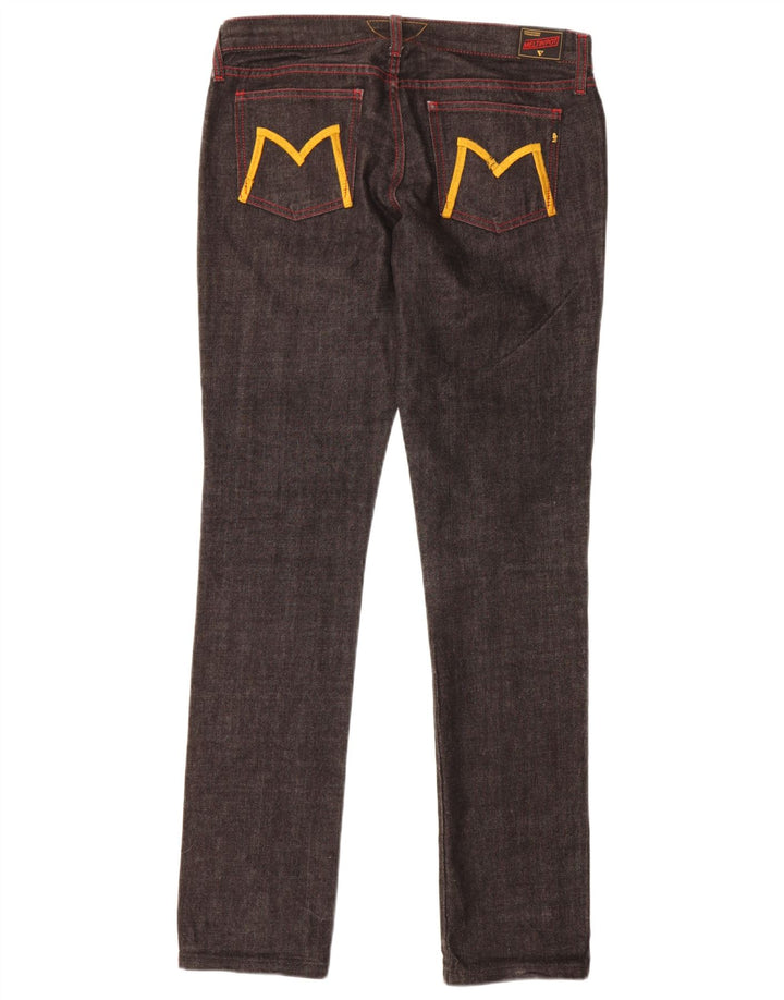 Meltin' Pot Calça Jeans Feminina Malha Slim W33 L33 Algodão Preto