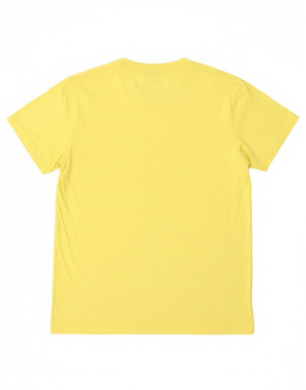 Russell Athletic Boys T-Shirt Top 11-12 Years Yellow Cotton
