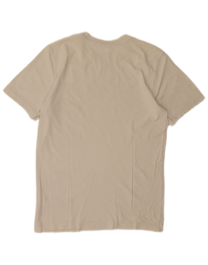 Camiseta masculina com estampa Jordan pequena de algodão off white