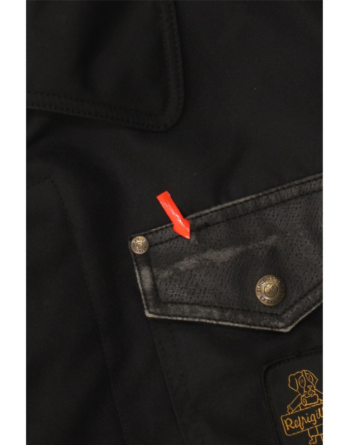 Jaqueta utilitária masculina Refrigiwear UK 40 poliéster preto grande