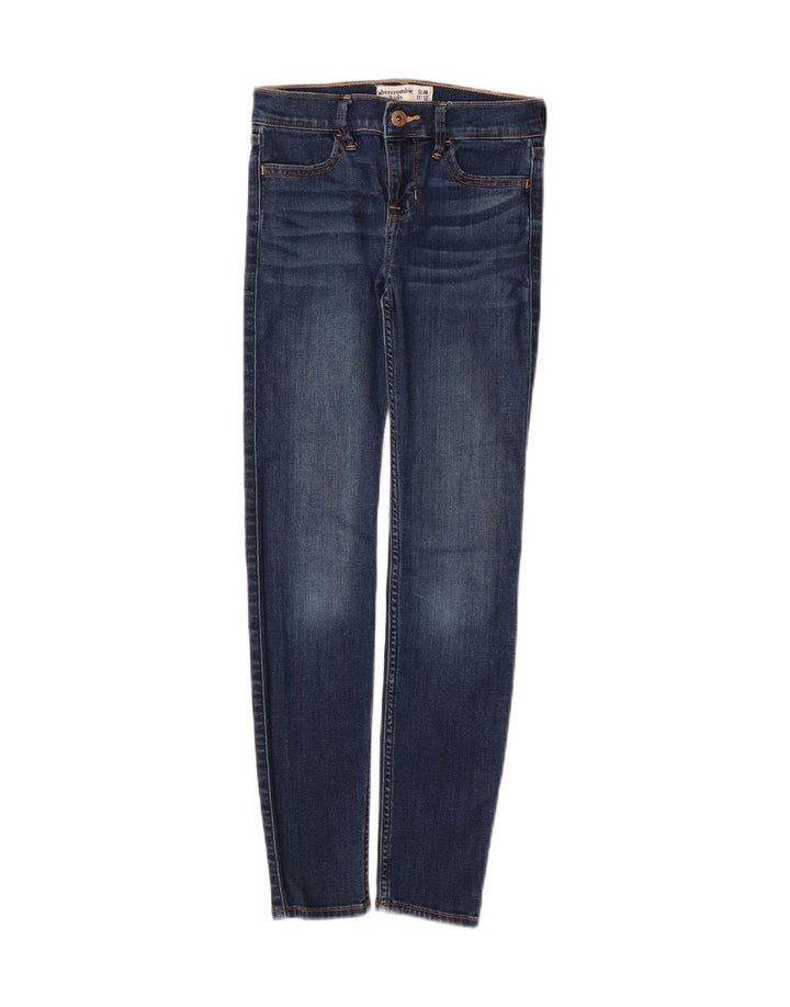 ABERCROMBIE & FITCH Jeans Super Skinny para meninos 11-12 anos W24 L26 Azul