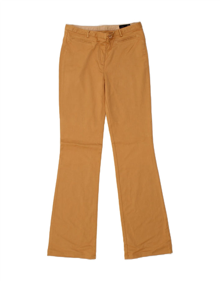 GAS Womens Bootcut Casual Trousers W27 L31 Brown Cotton Vintage Gas and Second-Hand Gas from Messina Hembry 