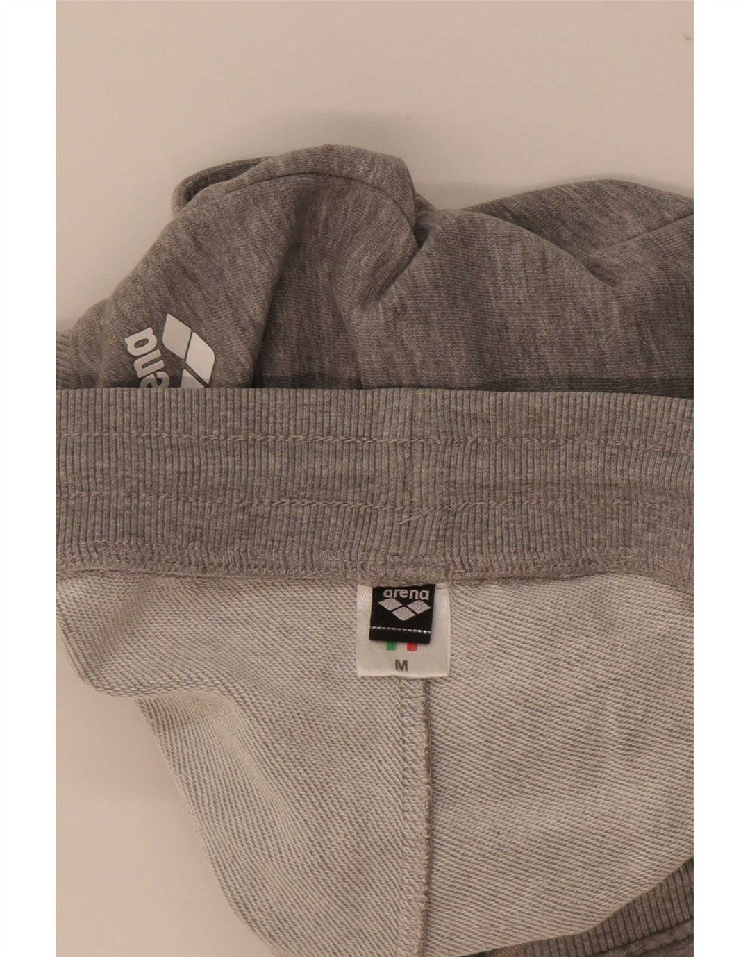 Arena Mens Casual Shorts Médio Cinza Algodão Flecked
