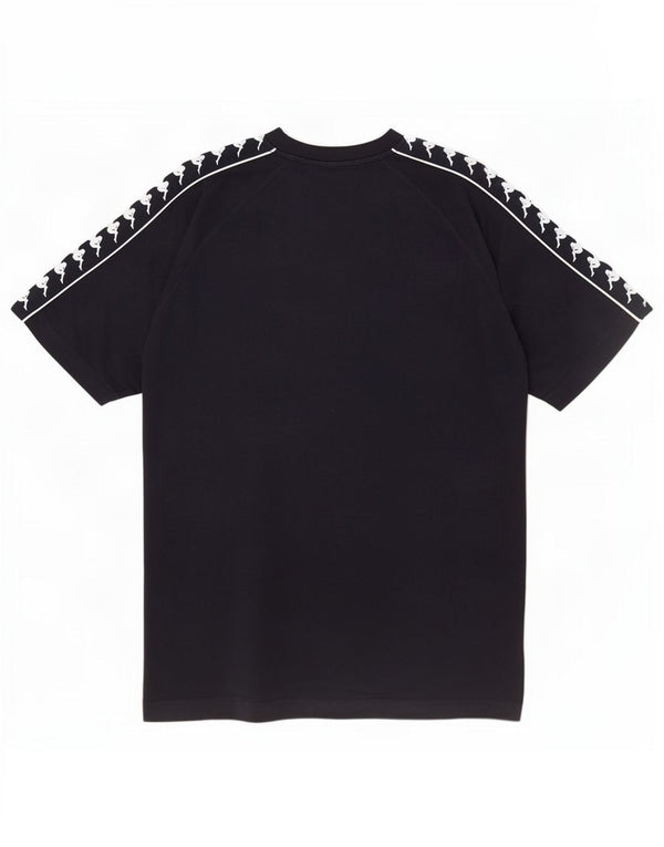 Camiseta gráfica masculina Kappa Top grande algodão azul marinho