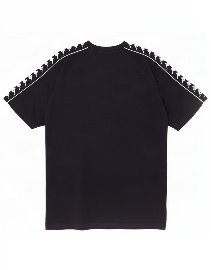 Camiseta gráfica masculina Kappa Top grande algodão azul marinho
