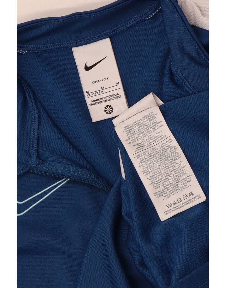 Nike Boys Dri Fit Pullover Treino Top 10-11 Anos Médio Azul