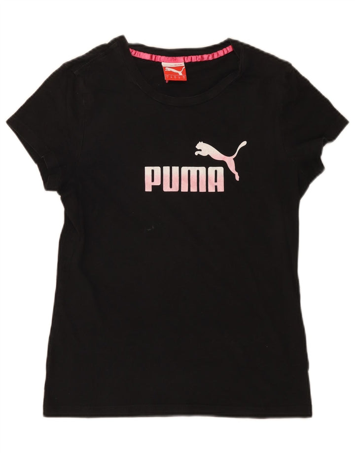 Puma Camiseta Feminina Graphic Top UK 10 Pequena Preta