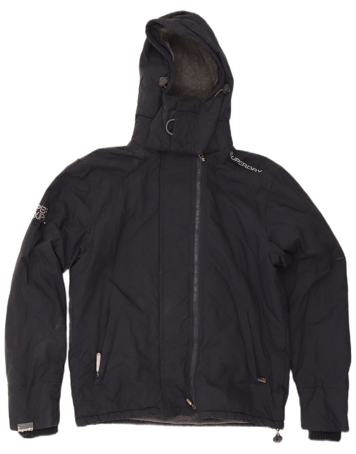 Jaqueta corta-vento masculina Superdry The Windcheater UK 38 azul marinho médio