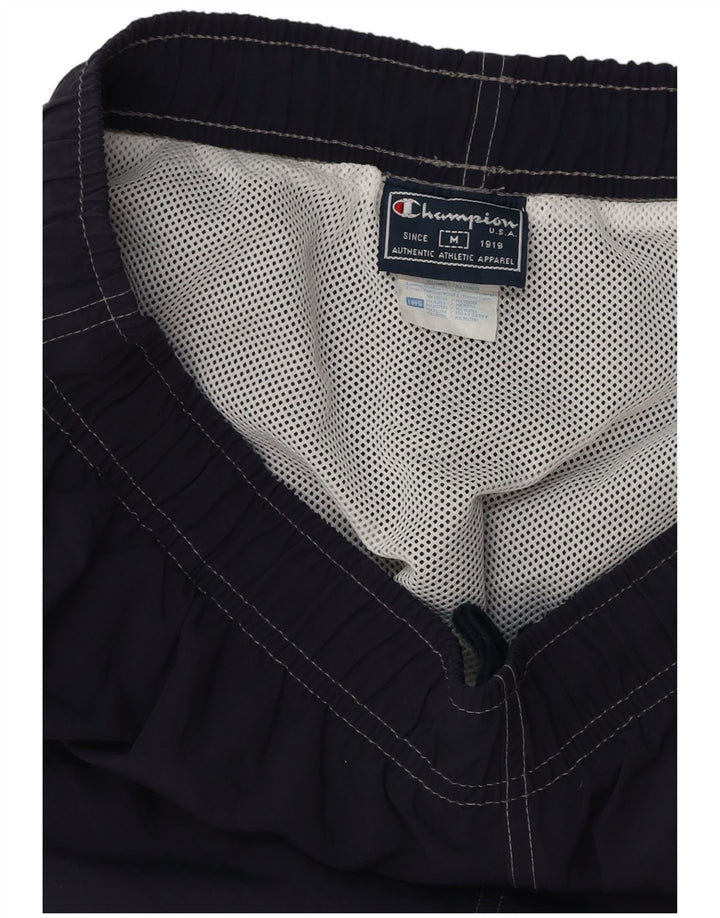 Shorts de natação masculino CHAMPION médio azul marinho Colourblock poliamida