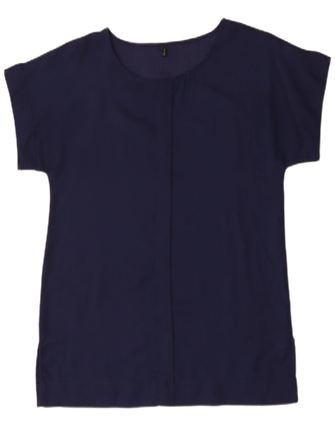 Vestido túnica feminino BENETTON UK 14 médio azul marinho