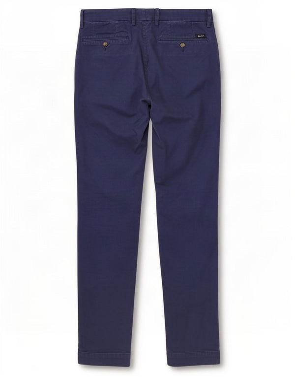 Calça masculina Polo Ralph Lauren Slim Fit W30 L34 Azul Algodão