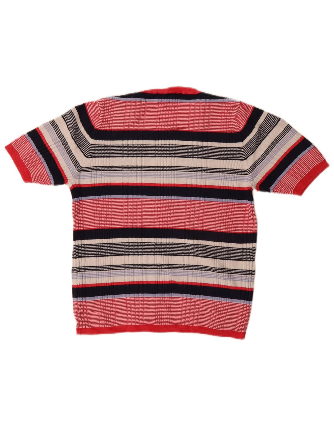 Suéter feminino Marks & Spencer com gola redonda e gola redonda Reino Unido 12 médio azul marinho