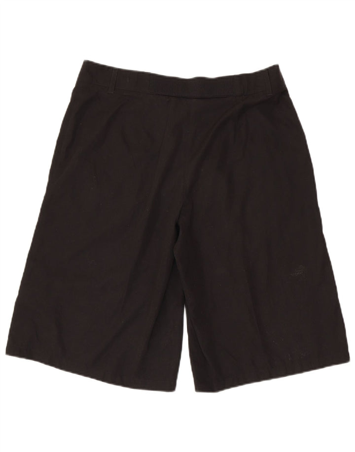 Bermuda feminina PUMA UK 12 médio W30 poliéster preto