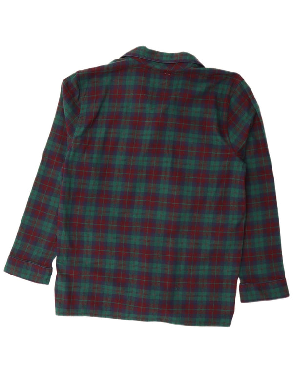 Camisa masculina de flanela Crew Clothing XL algodão xadrez multicolorido