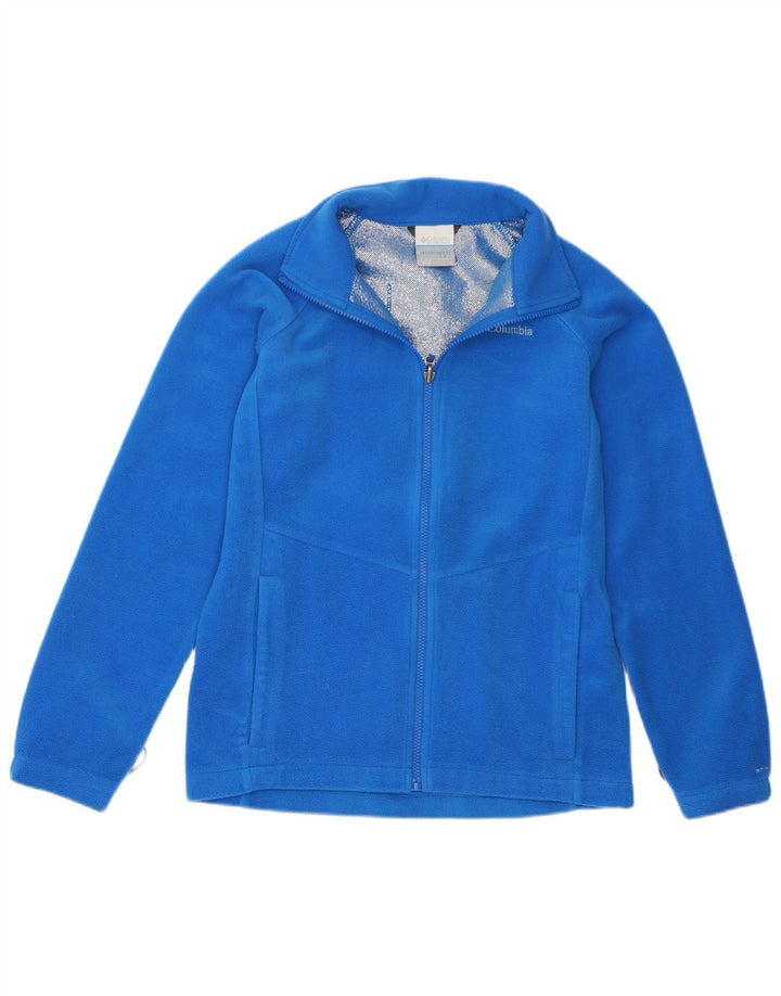 Columbia Girls Interchange Fleece Jacket 13-14 Anos Grande Poliéster Azul