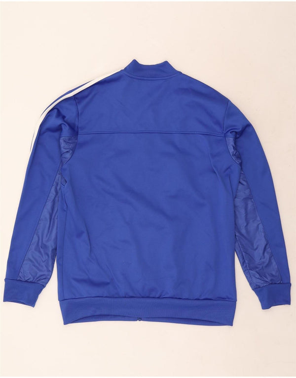 Adidas Mens Chelsea FC Graphic Tracksuit Top Jaqueta Grande Azul Poliéster