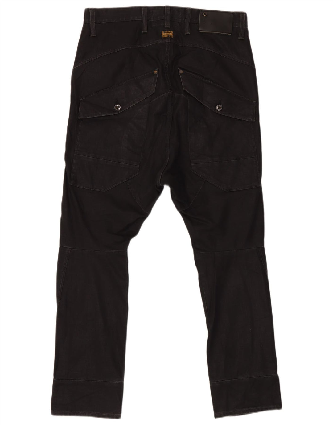 Calça cargo slim masculina G-Star W33 L32 algodão preto