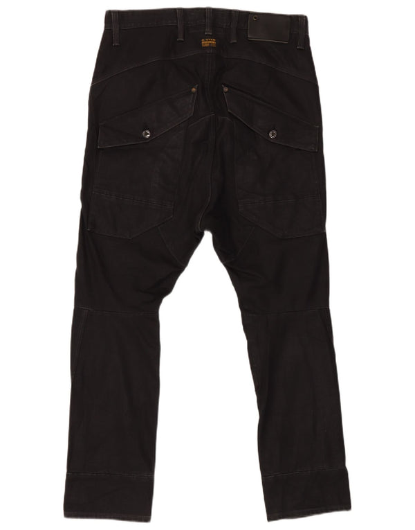 Calça cargo slim masculina G-Star W33 L32 algodão preto
