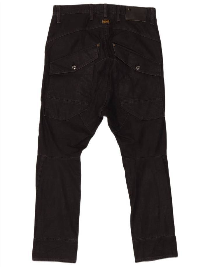 Calça cargo slim masculina G-Star W33 L32 algodão preto