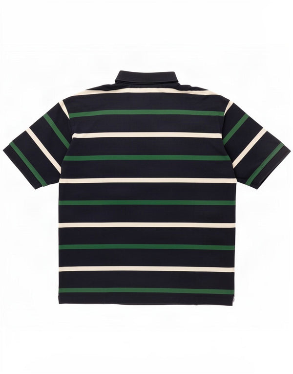 Camisa polo masculina Paul & Shark 2XL algodão listrado azul marinho