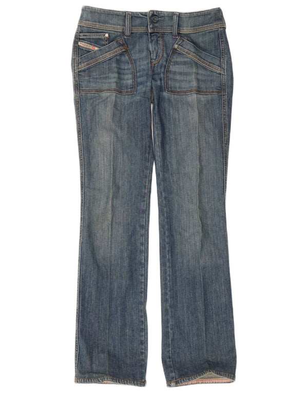 Jeans feminino Diesel Reckfly Bootcut W27 L32 azul algodão