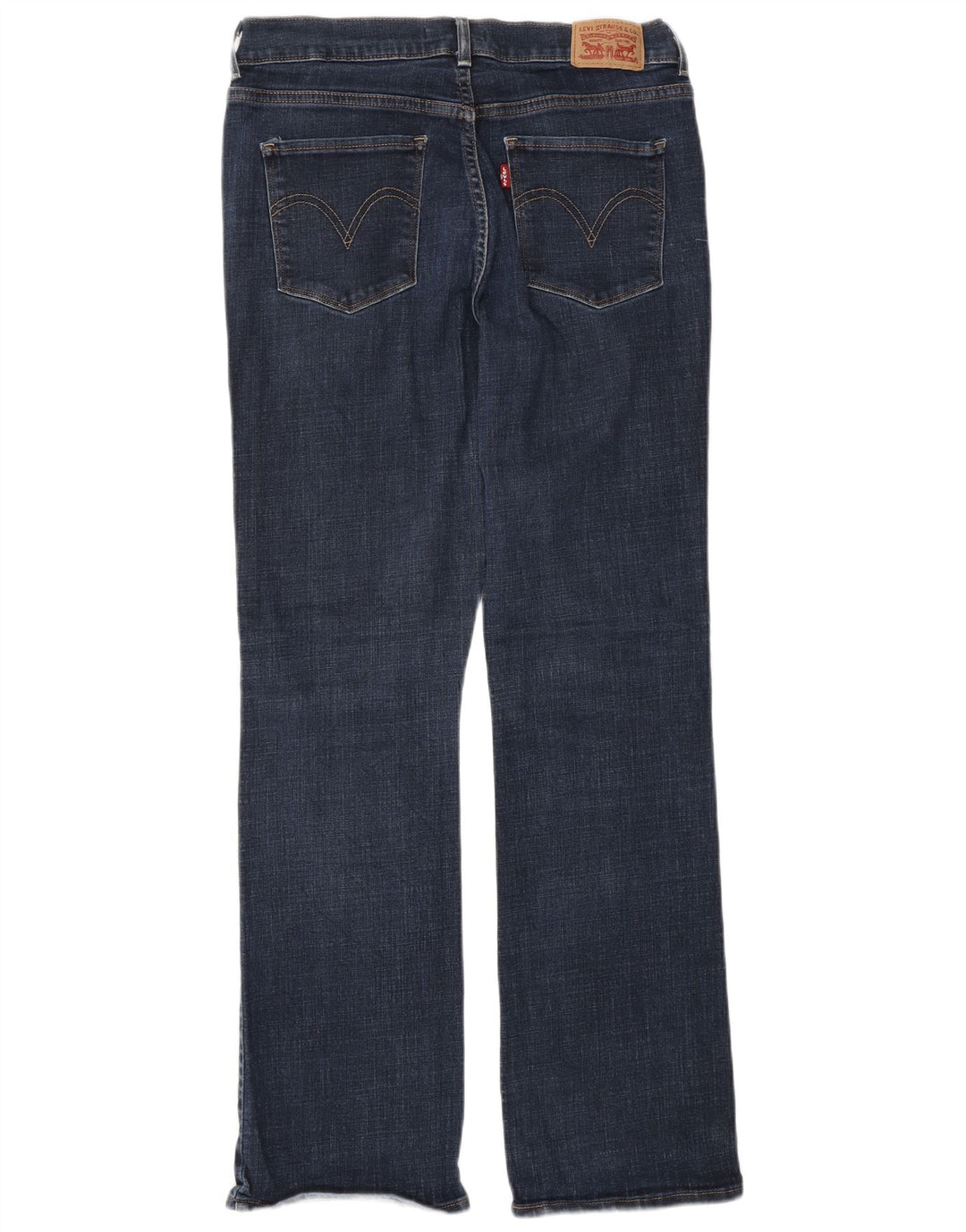 Jeans feminino clássico bootcut Levi's US 8 médio W29 L32 azul