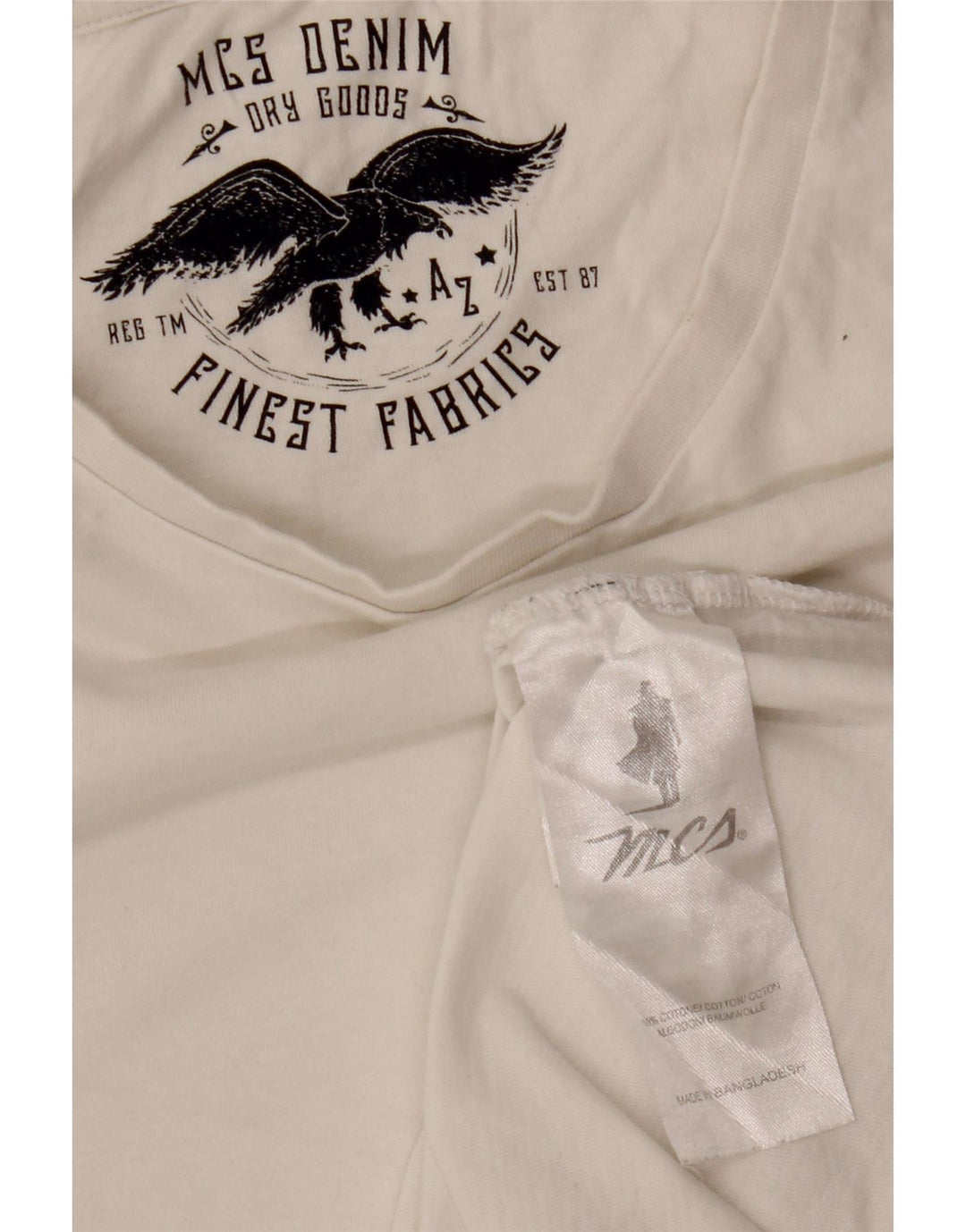 Camiseta masculina Marlboro Classics grande algodão branco