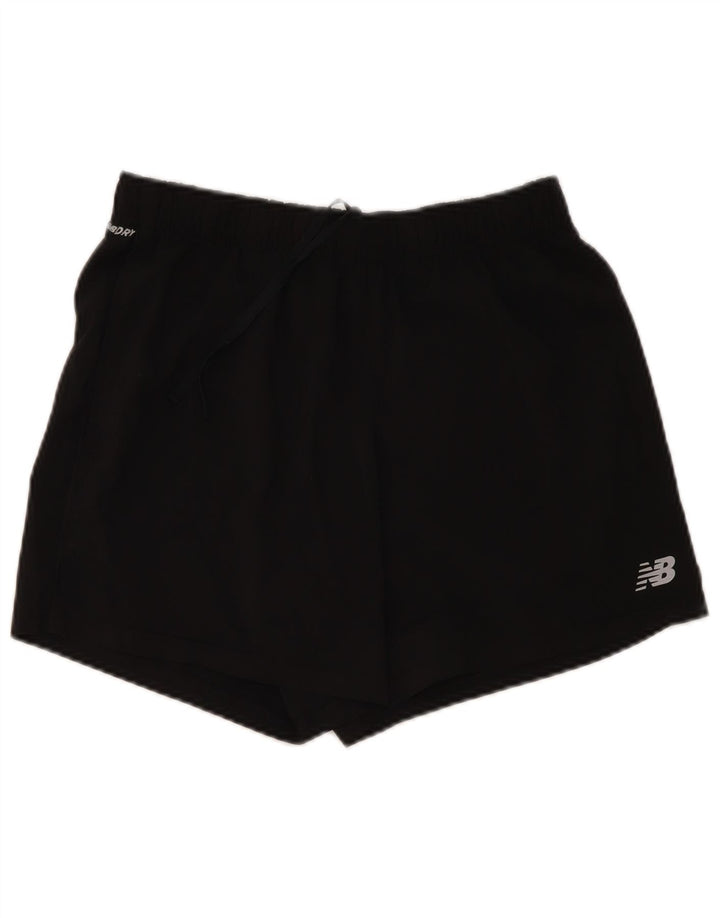 Shorts esportivos masculinos New Balance médio preto