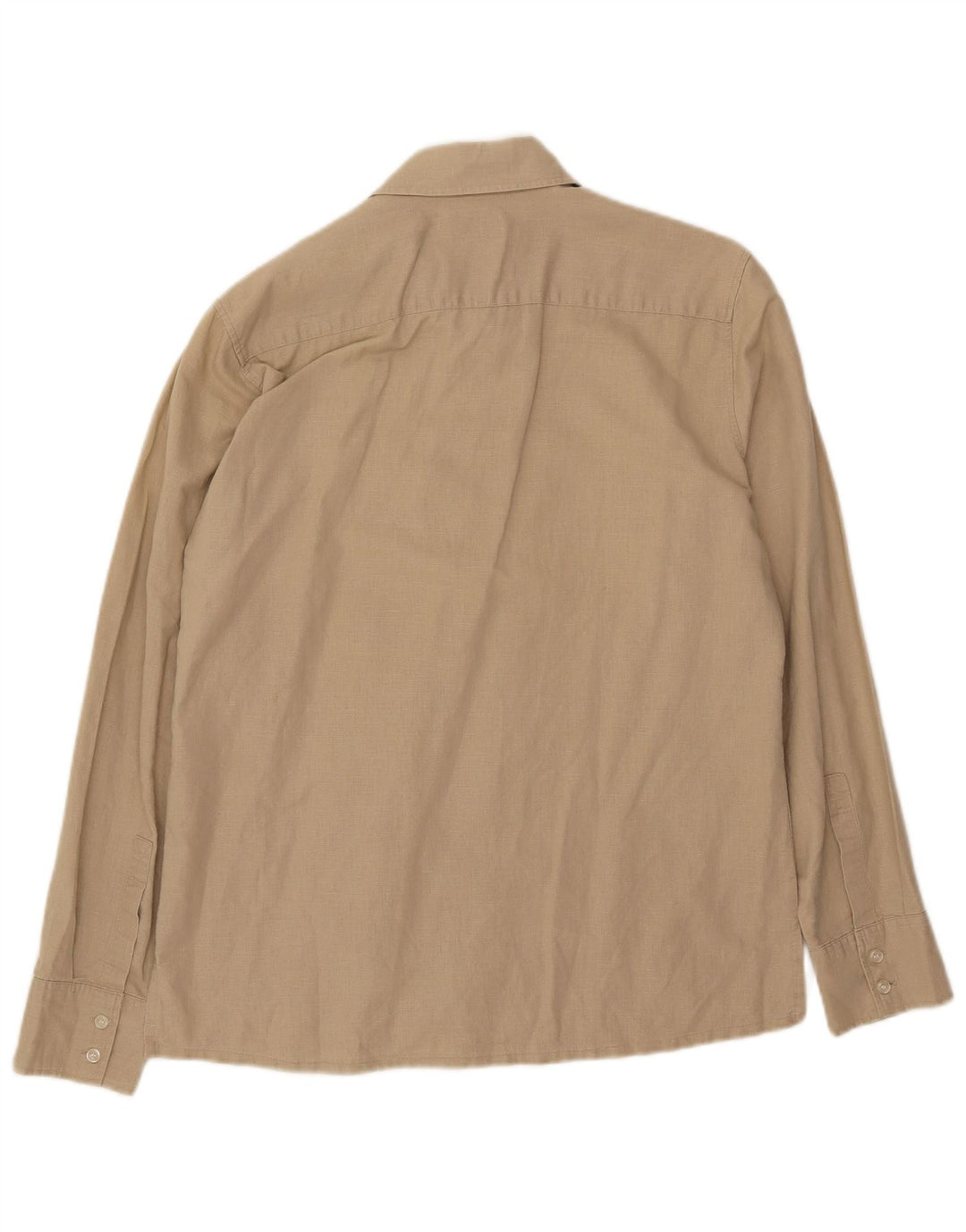 Camisa masculina Rifle linho bege médio
