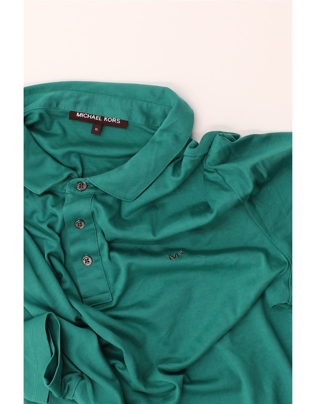 MICHAEL KORS Mens Polo Shirt XL Turquoise Cotton Vintage Michael Kors and Second-Hand Michael Kors from Messina Hembry 