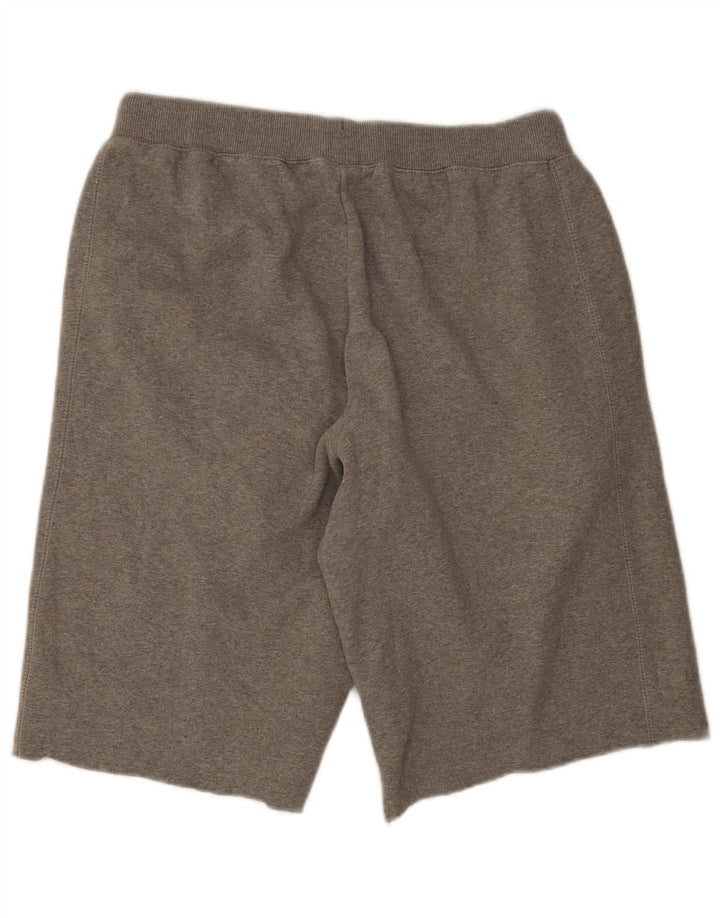 Shorts esportivos masculinos Nike grande algodão cinza