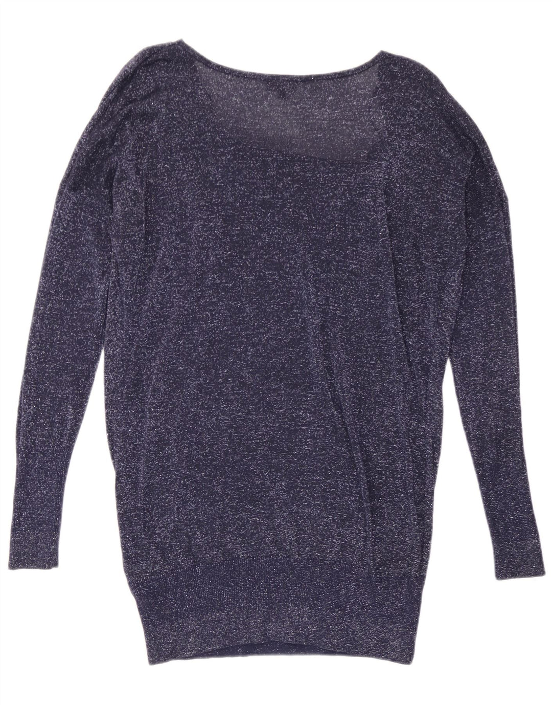 Suéter feminino Phase Eight com gola canoa e viscose azul marinho médio Reino Unido 12