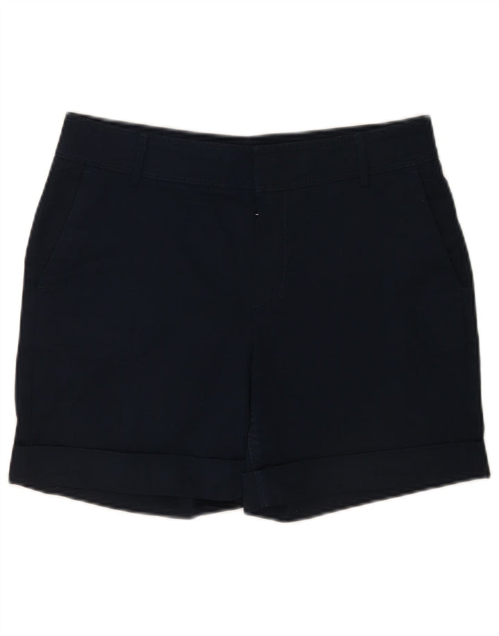 Shorts Chino feminino Massimo Dutti UE 38 pequeno W28 algodão azul marinho