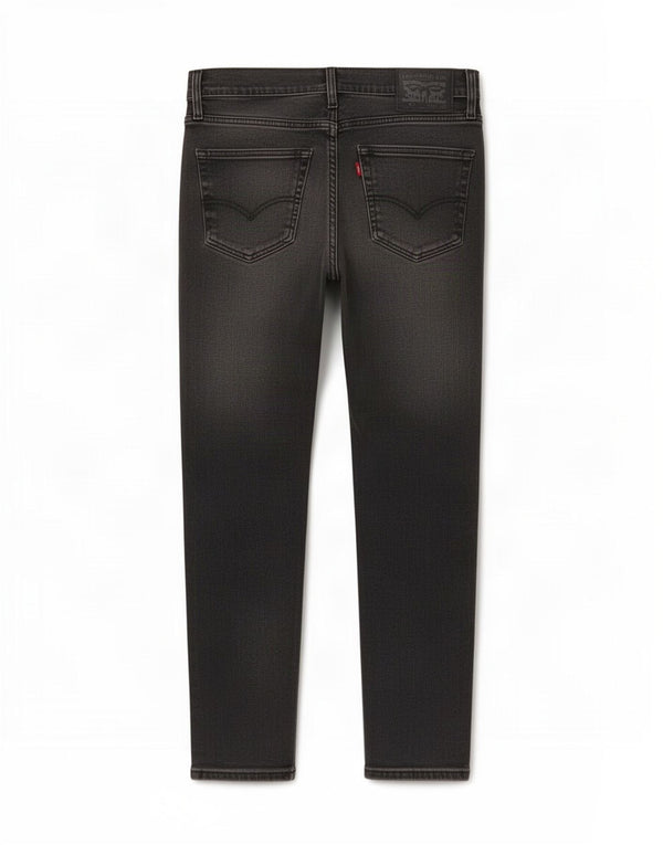Calça Jeans Levis Masculina 512 Crop Slim Fit Tapered W30 L27 Algodão Preto