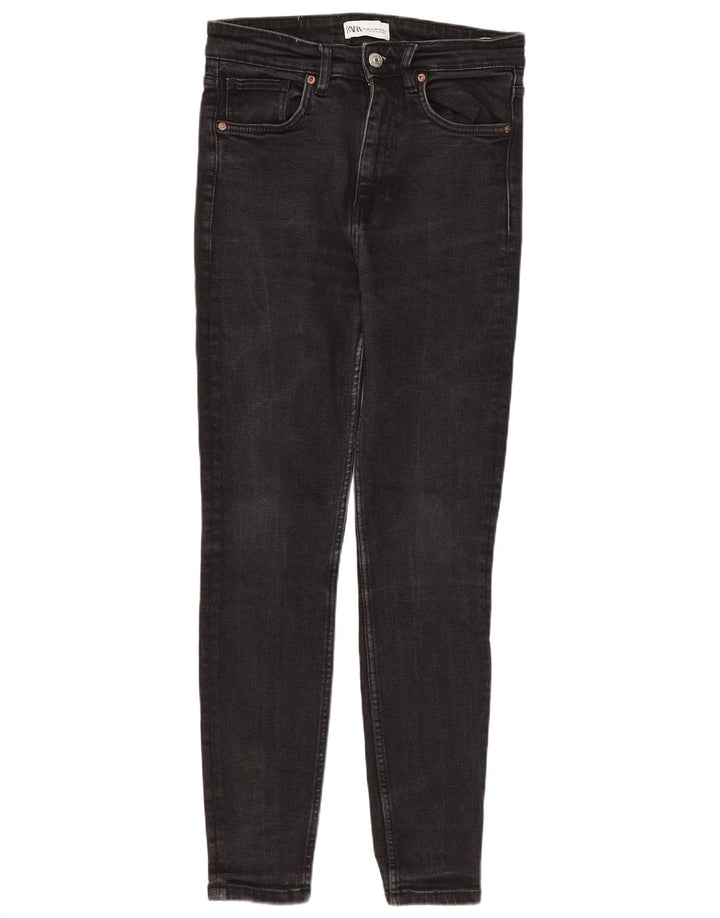 Zara Jeans Skinny Feminino EU 40 Médio W30 L26 Preto