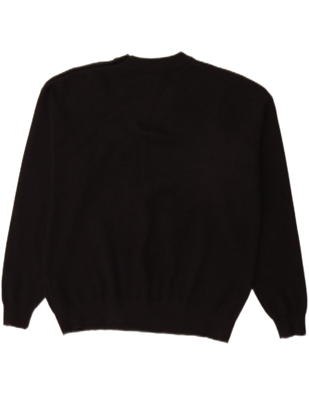 Suéter feminino Marks & Spencer com gola redonda Reino Unido 14 viscose preta média