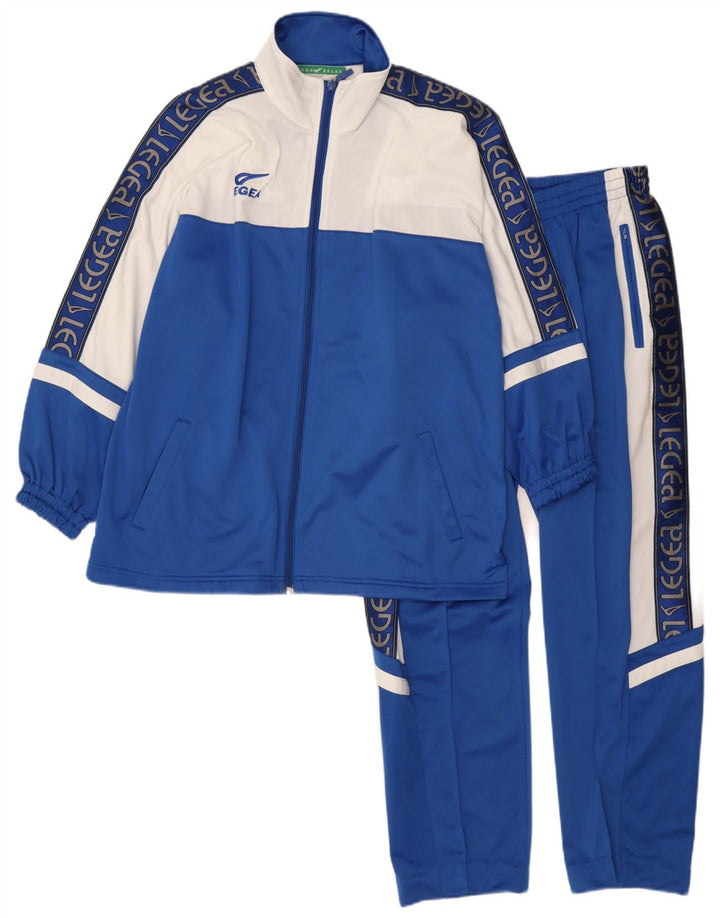 Legea Mens Graphic Full Tracksuit Médio Azul Colourblock Poliéster
