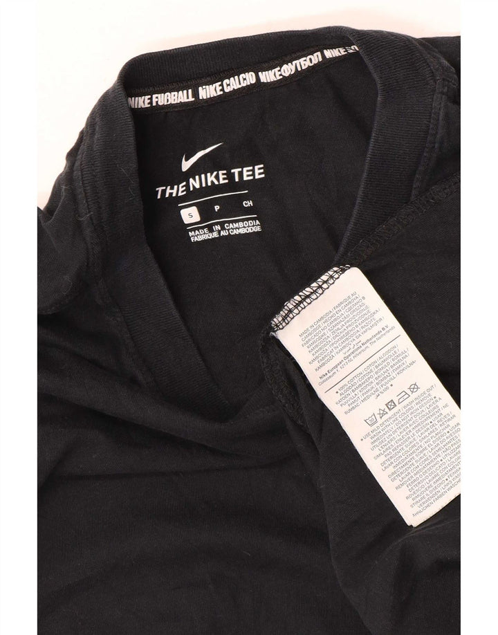 Camiseta masculina Nike Top pequeno algodão preto