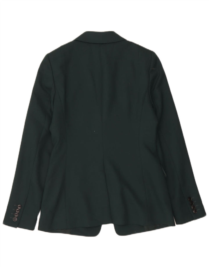Jaqueta blazer feminina Reiss com 1 botão Reino Unido 8 pequena verde