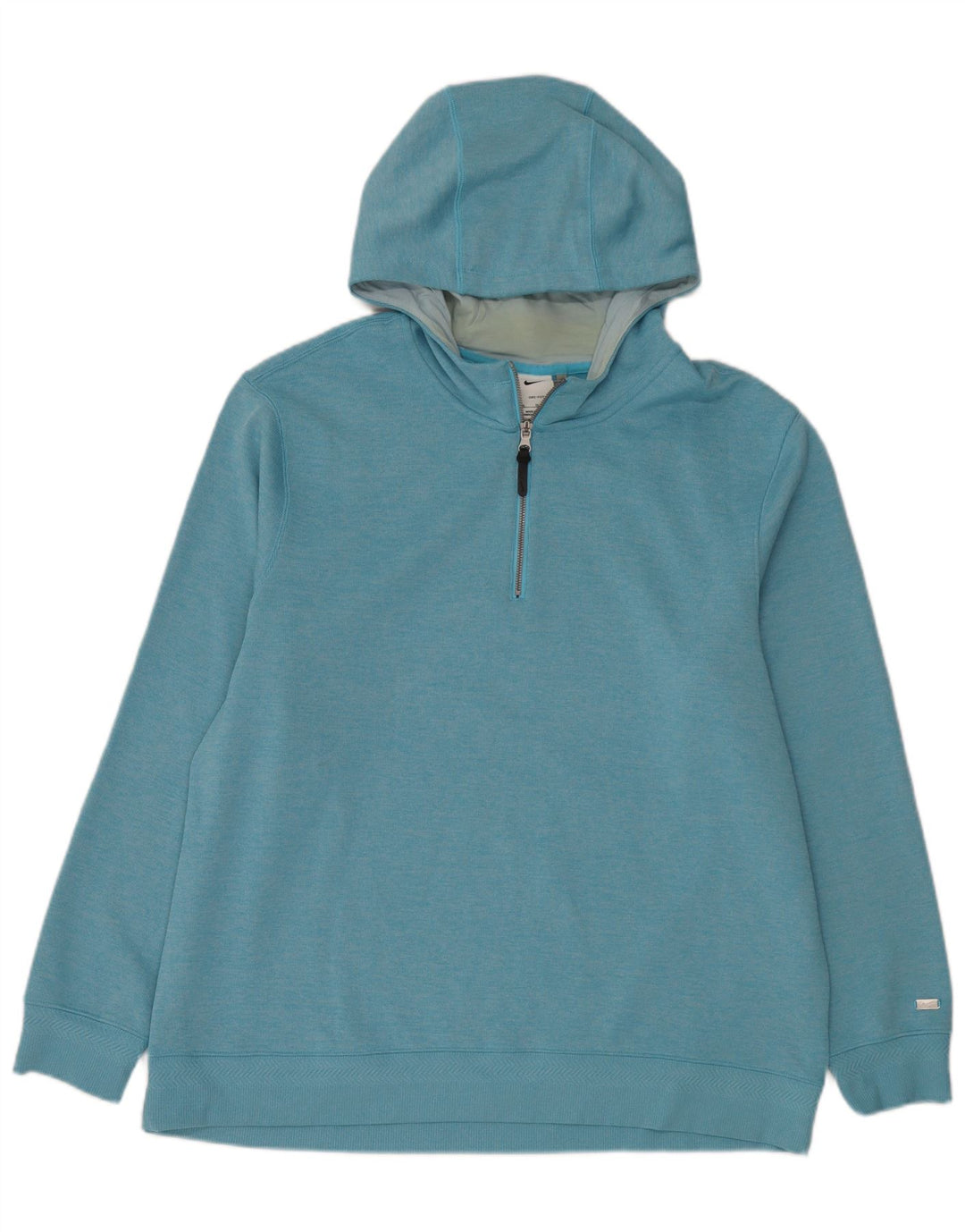 Jumper com capuz Nike masculino com zíper e gola XL azul poliéster