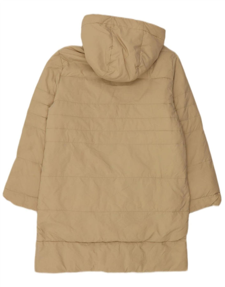Jaqueta acolchoada com capuz feminino Colmar IT 44 poliéster bege médio