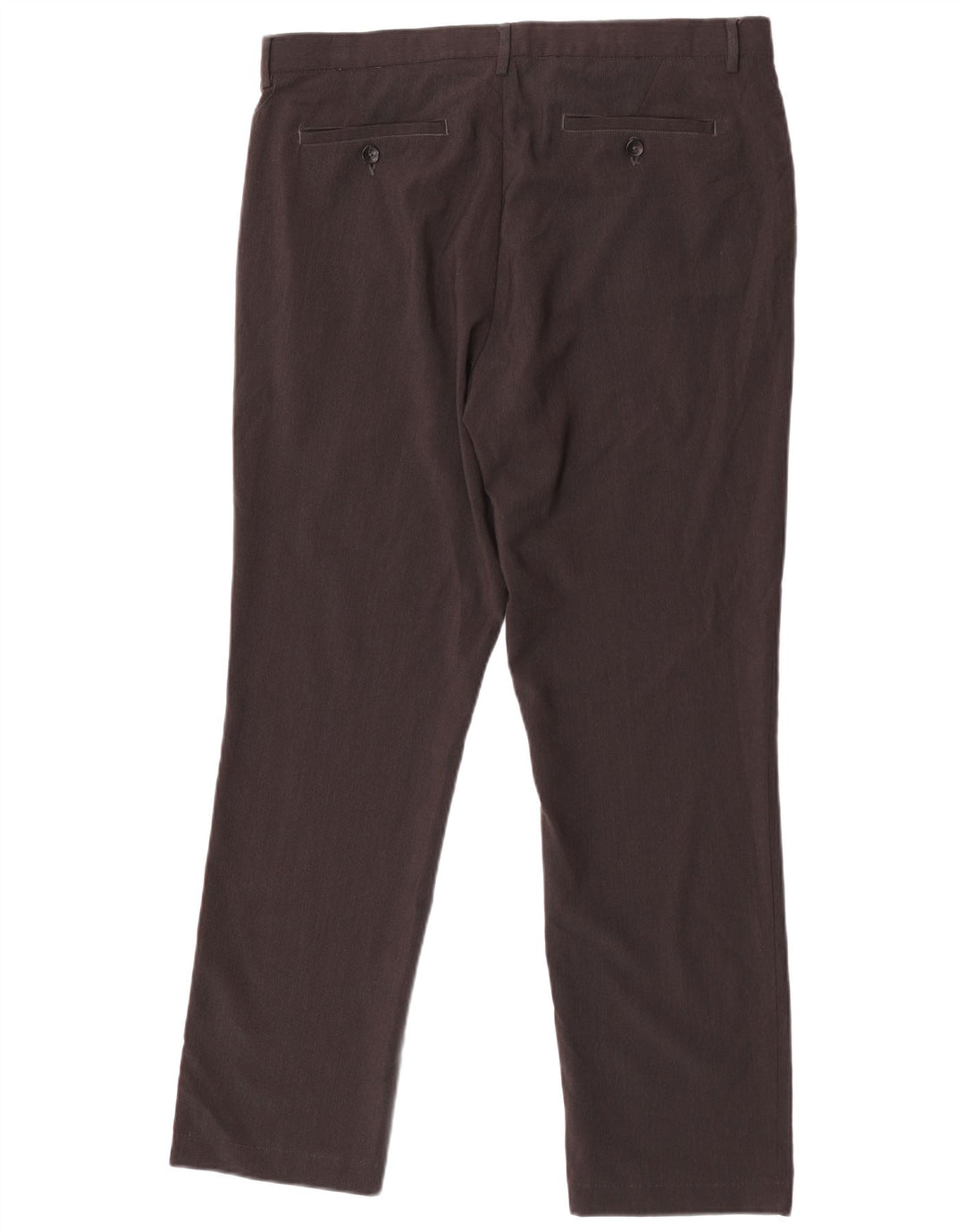 Calvin Klein Calça masculina reta W35 L30 poliéster marrom