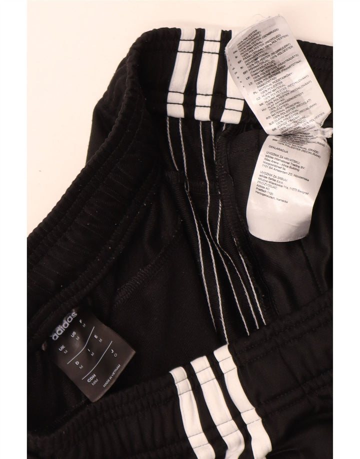 Calças de treino masculinas ADIDAS poliéster preto médio
