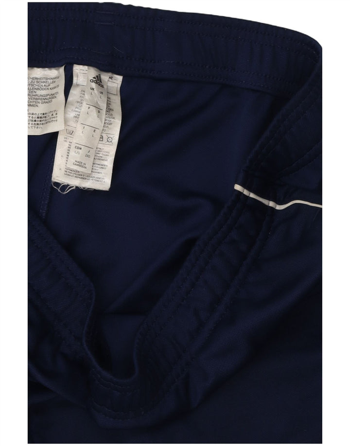 Calças de treino ADIDAS masculinas Aeroready grandes poliéster azul marinho