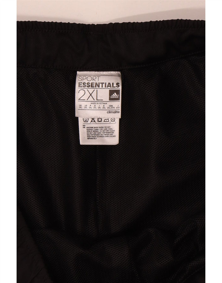Adidas Mens Bermuda Esportiva Shorts 2XL Poliéster Preto