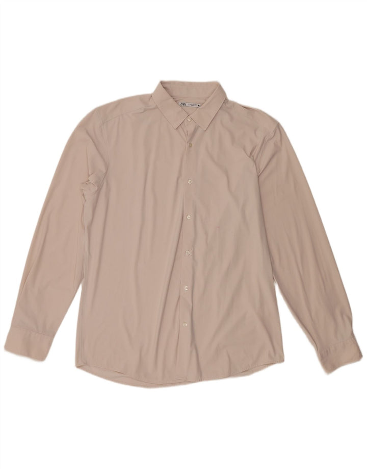 Zara Camisa Masculina XL Off White
